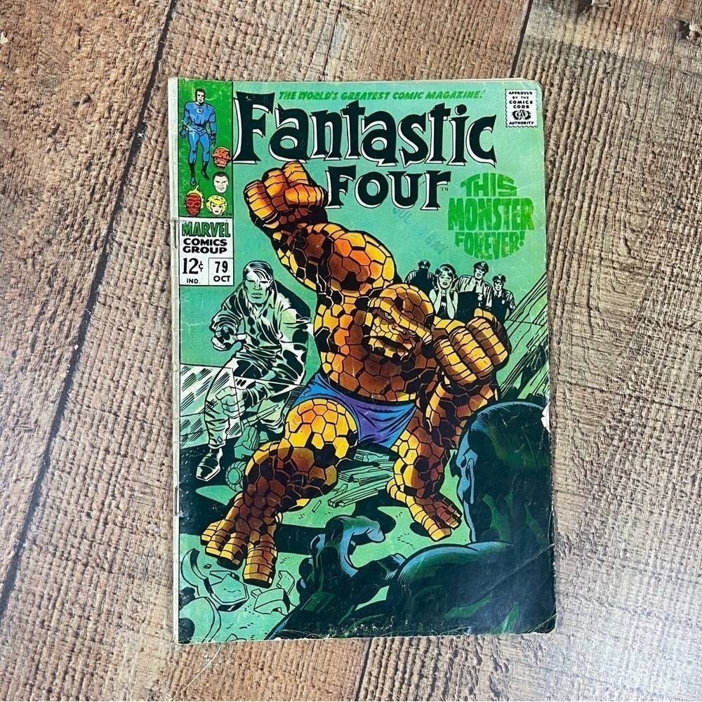 Marvel Comics Group FANTASTIC FOUR #79 October 1961 60's